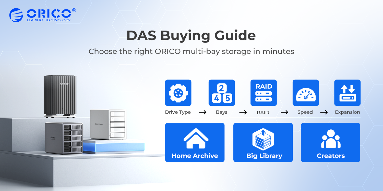ORICO DAS Buying Guide: Choose the Right Multi-Bay Storage ORICO