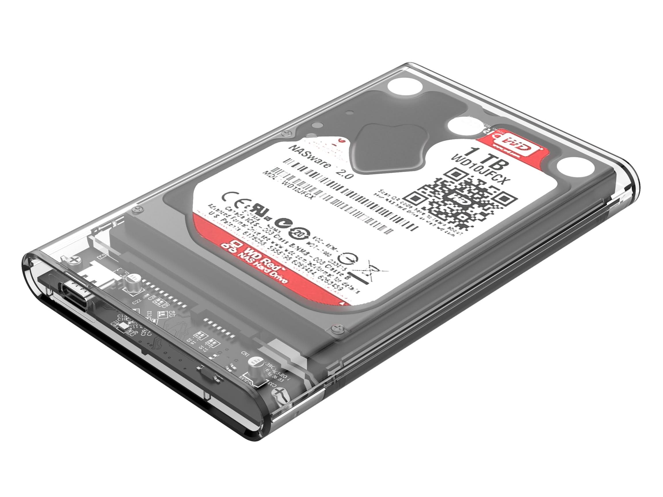 ORICO 2.5 Inch SATA to USB Transparent HDD Enclosure - Orico