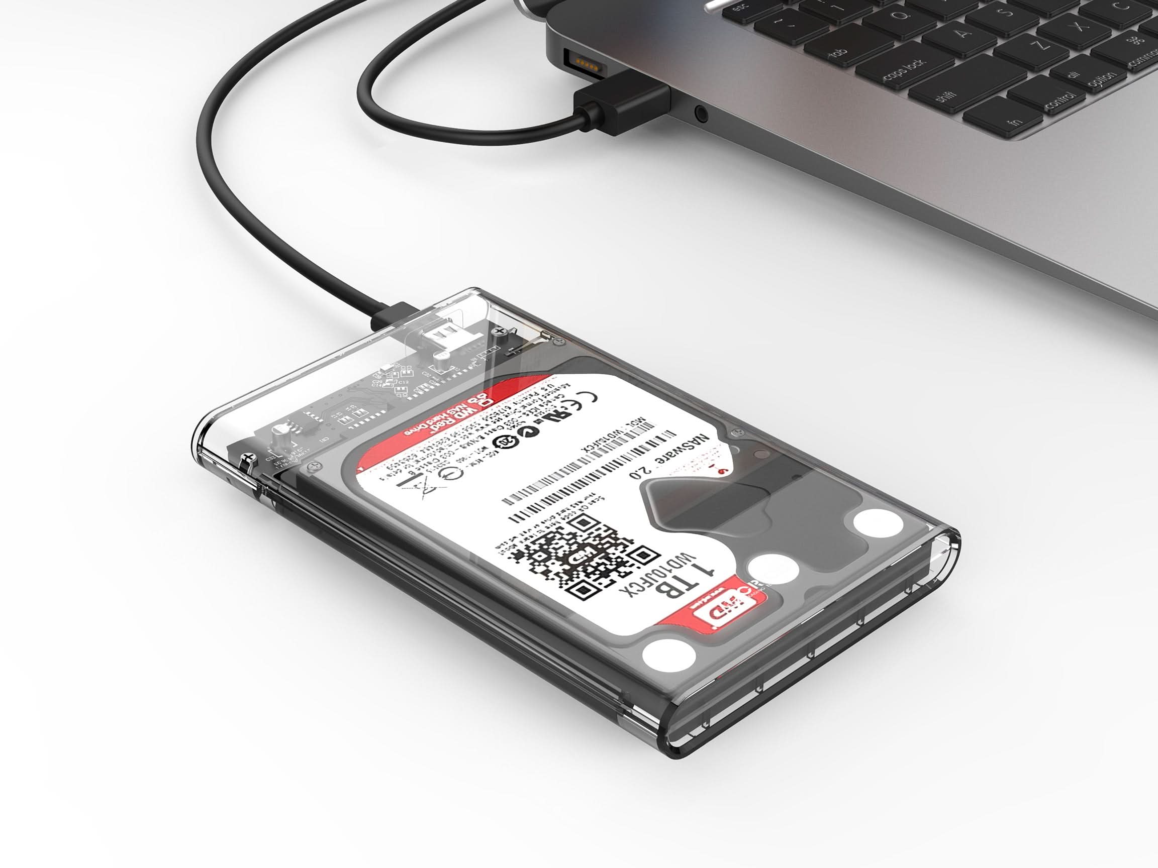 ORICO 2.5 Inch SATA to USB Transparent HDD Enclosure - Orico