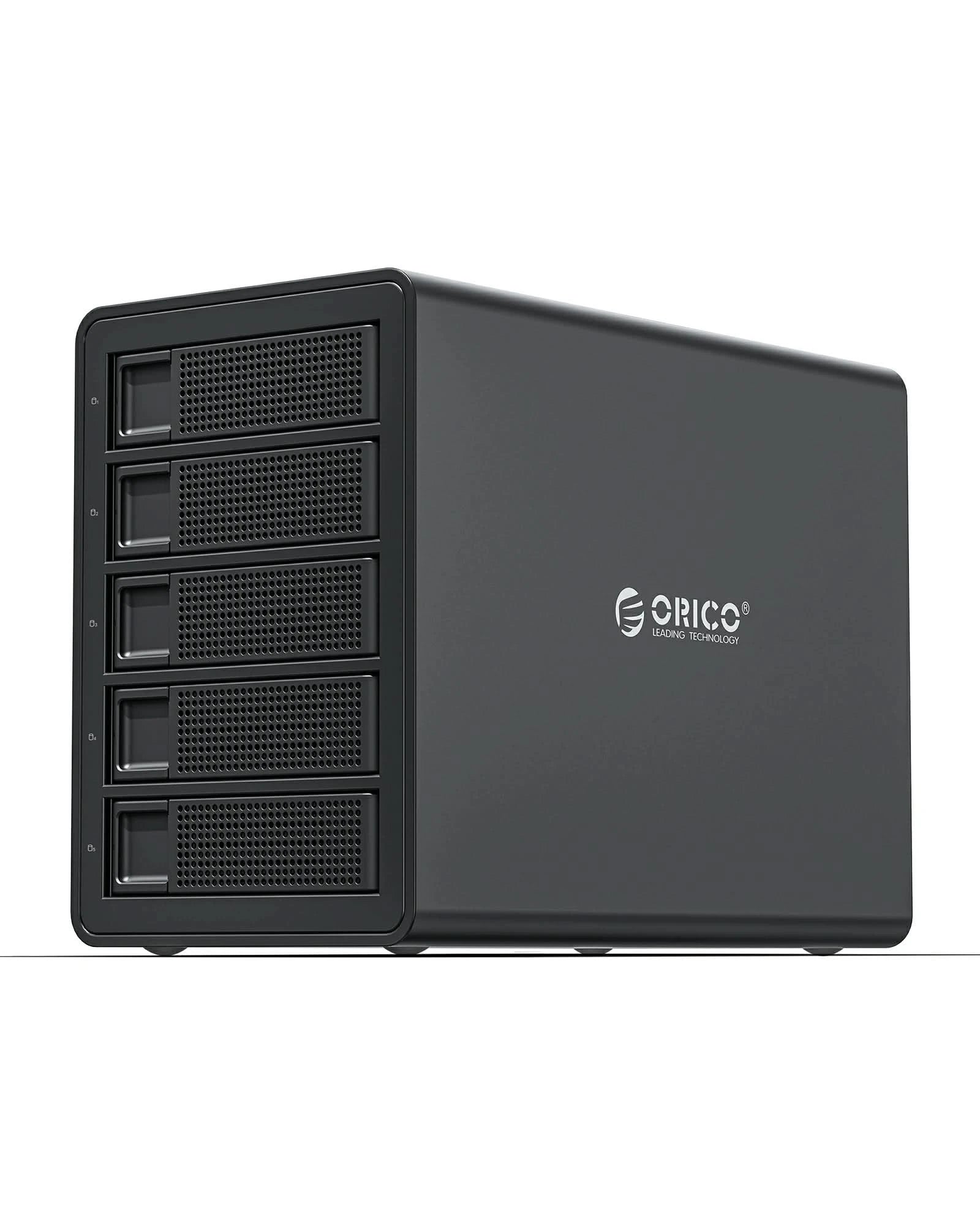 ORICO All Aluminum Daisy Chain 5 Bay Hard Disk Enclosure(with RAID) - Orico