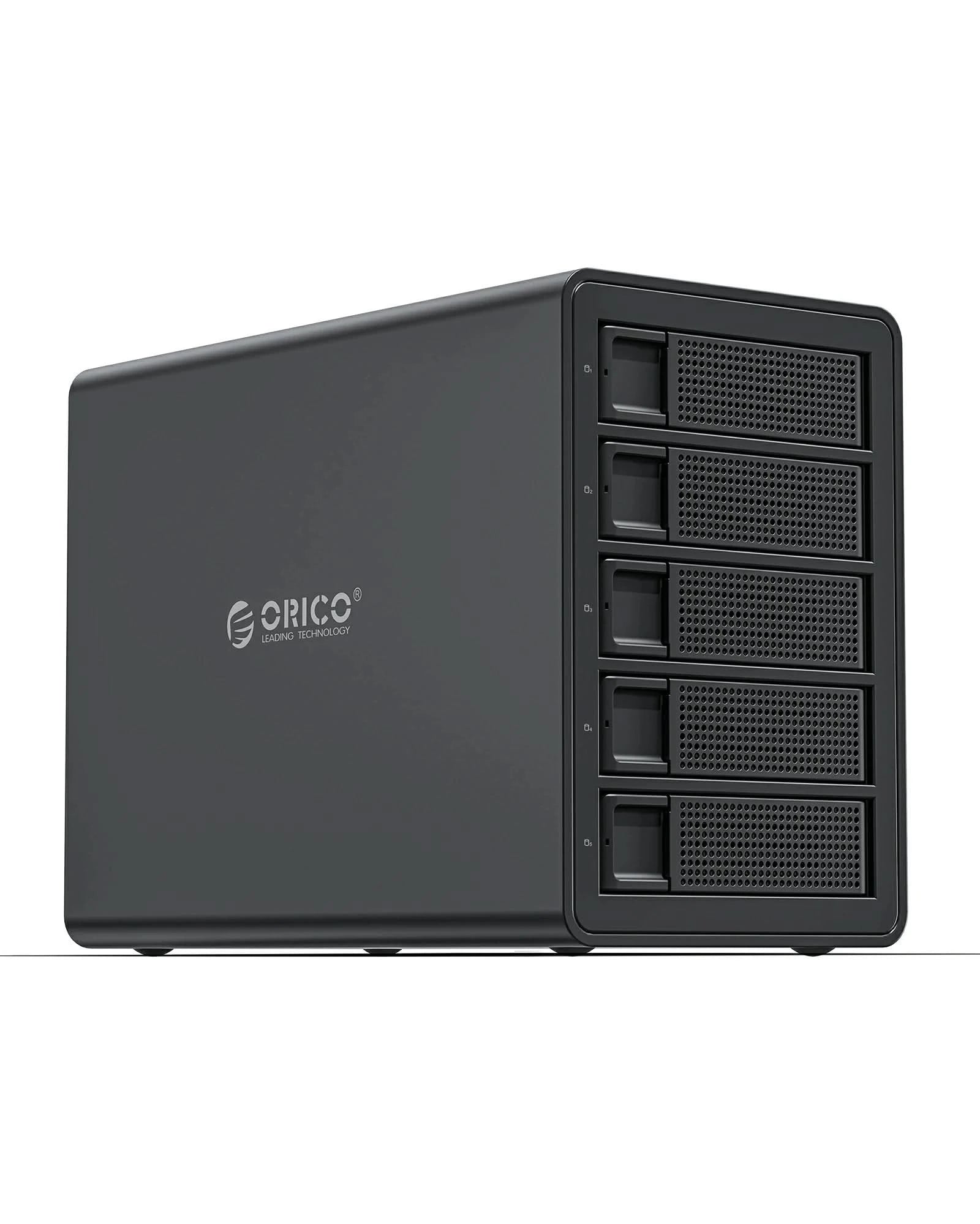 ORICO All Aluminum Daisy Chain 5 Bay Hard Disk Enclosure(with RAID) - Orico
