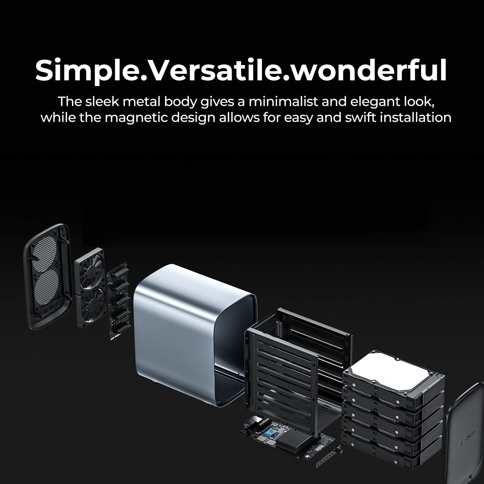 ORICO MetaBox Pro 2 Bay NAS Storage System - Orico