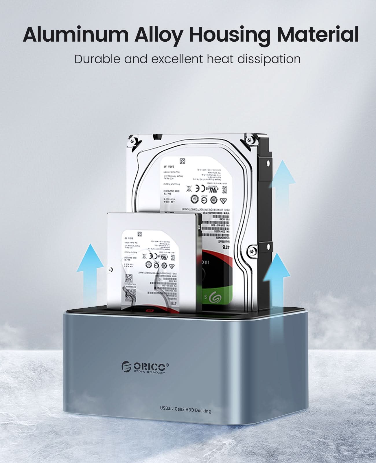 ORICO Dual Bay Type-C SATA HDD/SSD Offline Clone Duplicator - Orico
