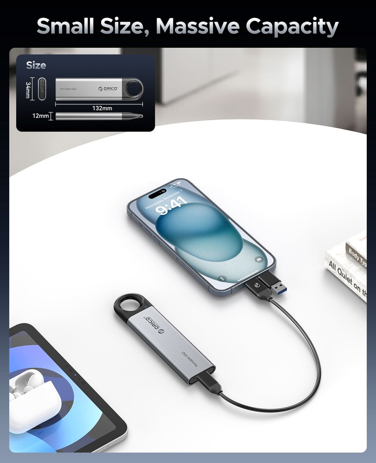 ORICO C10 10Gbps Portable SSD with Hanging Hole - Orico