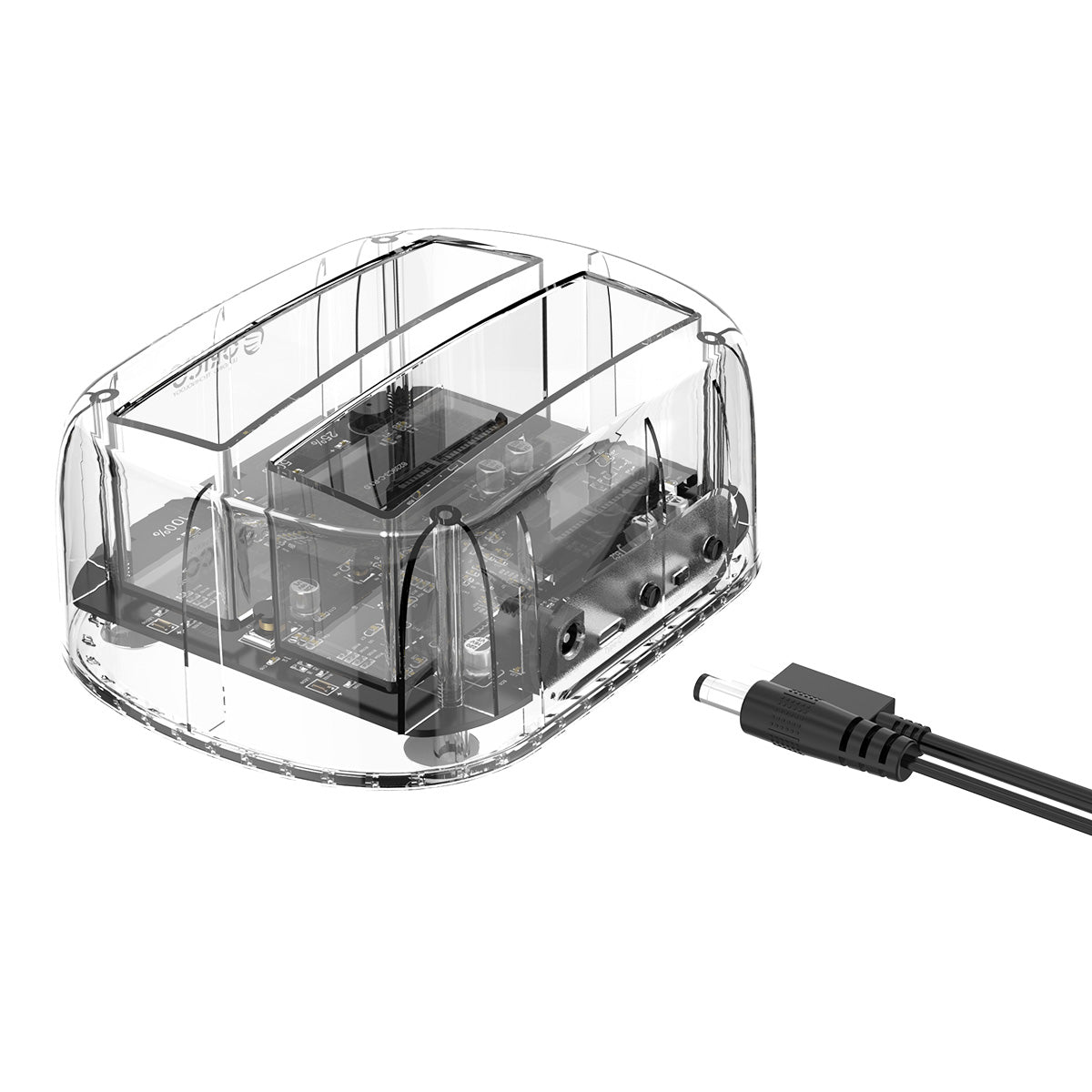 ORICO 3.5-Inch Type-C Transparent Dual-Bay Hard Drive Docking Station