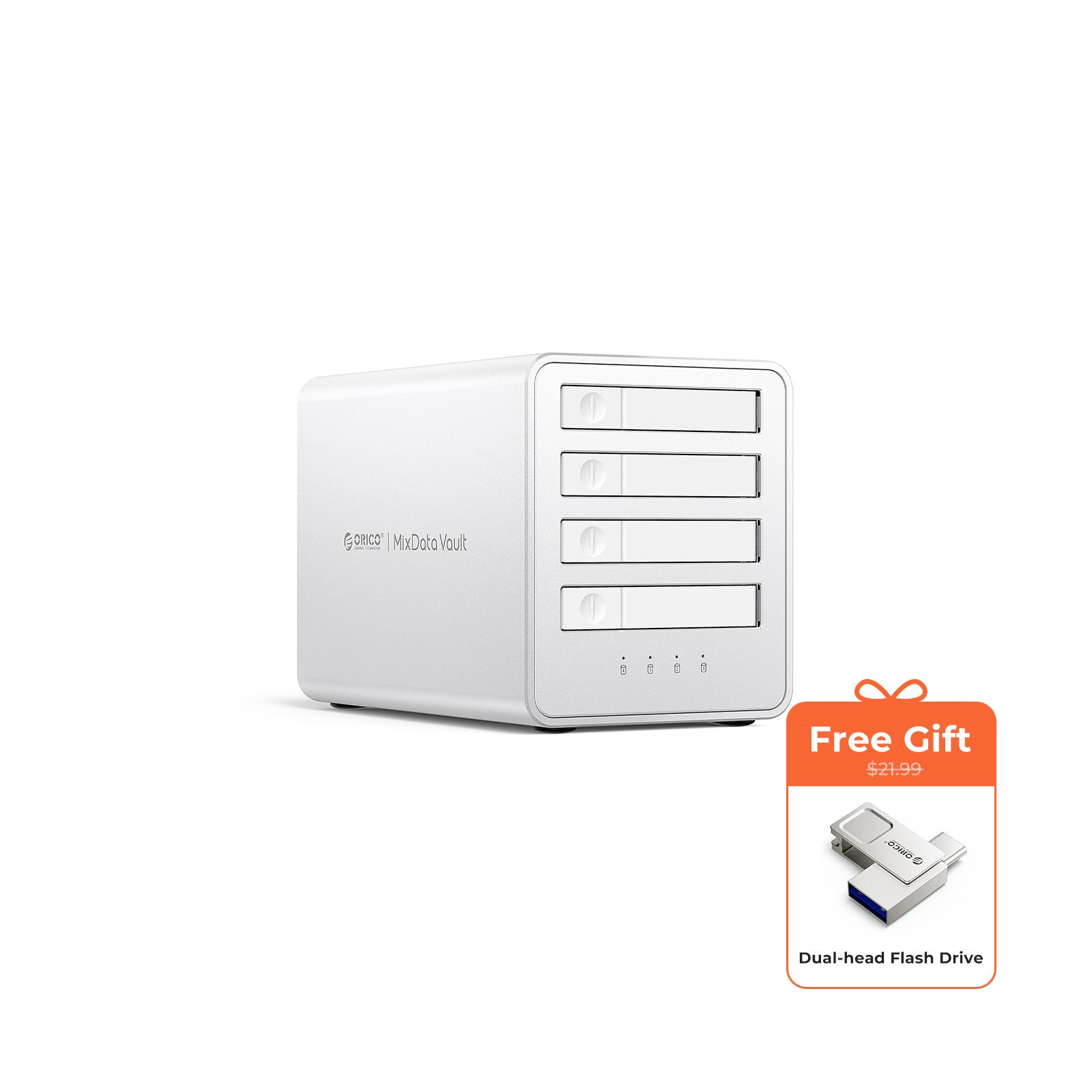 ORICO 88 Series 4-Bay USB4 NVMe SSD Enclosure ORICO