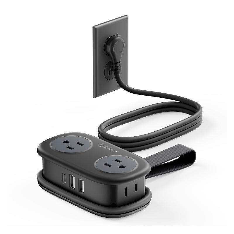 ORICO AP3 Pocket Travel Power Strip with USB-C 15.5W