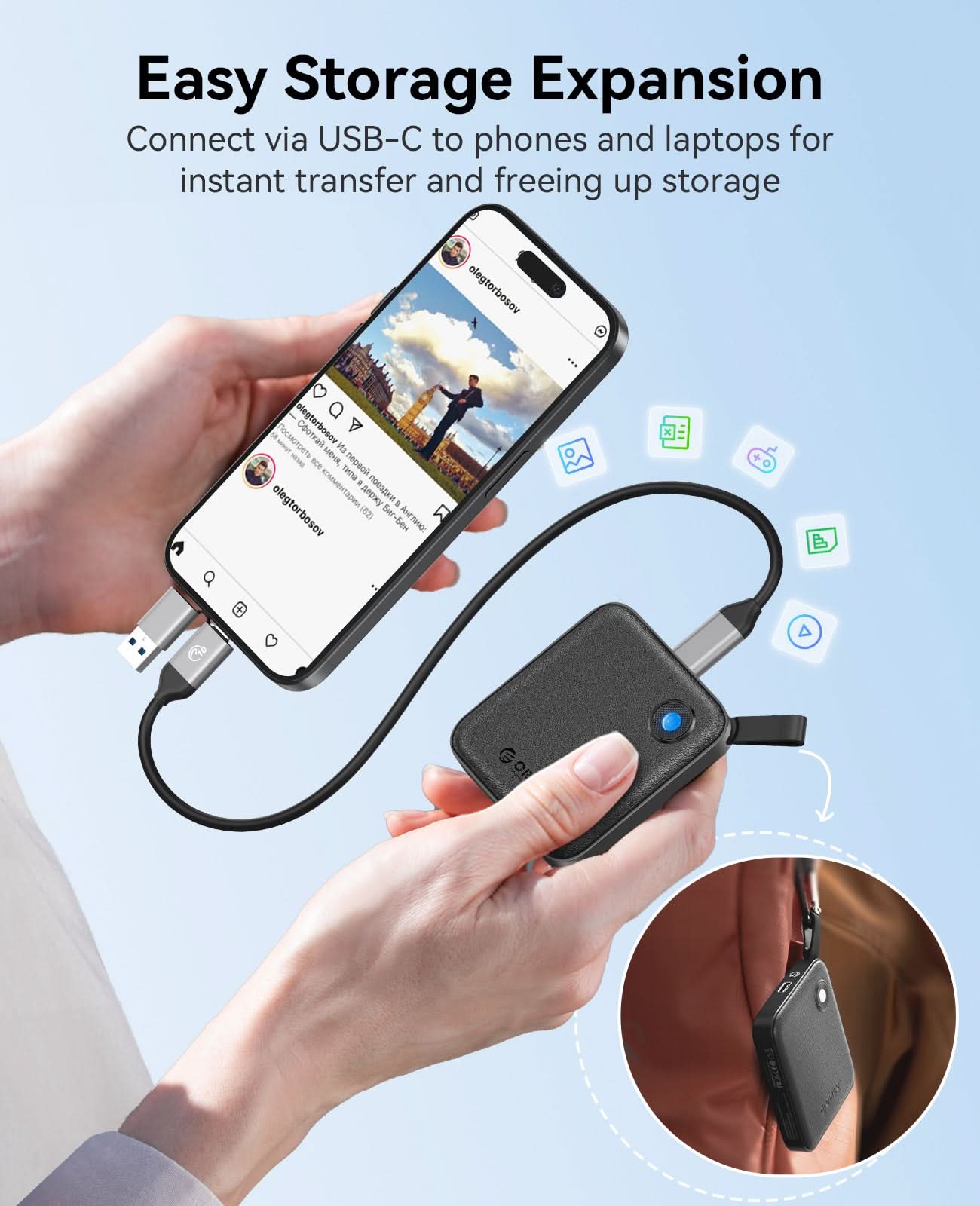 ORICO e-Fox Series 5Gbps Portable SSD - Orico
