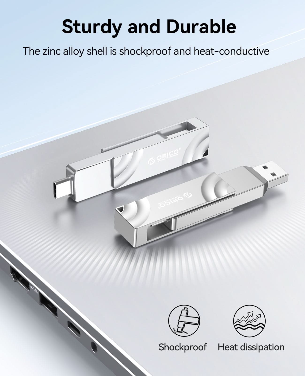 ORICO G201 10Gbps 2-IN-1 Connector Solid-State Flash Drive - Orico