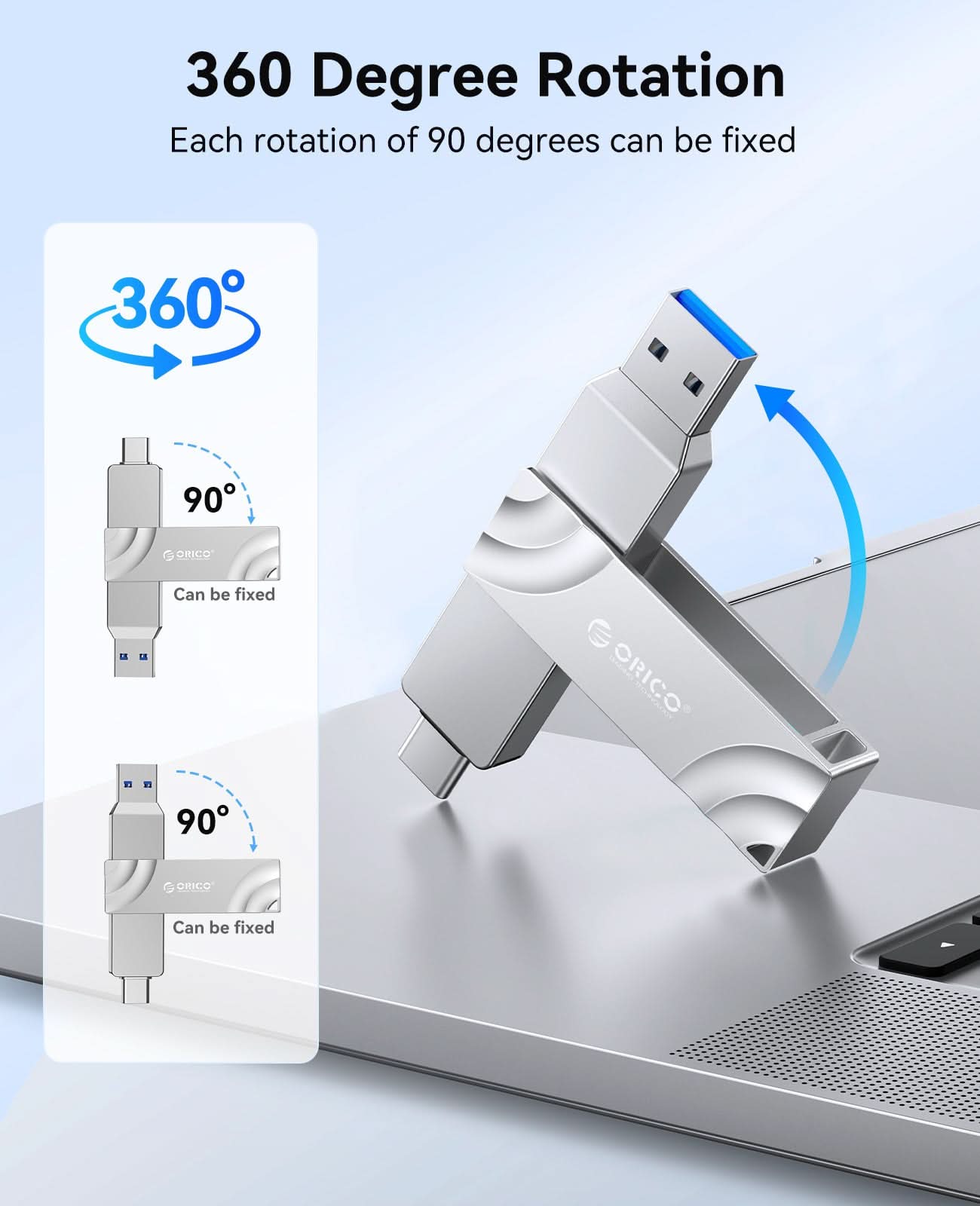 ORICO G201 10Gbps 2-IN-1 Connector Solid-State Flash Drive - Orico