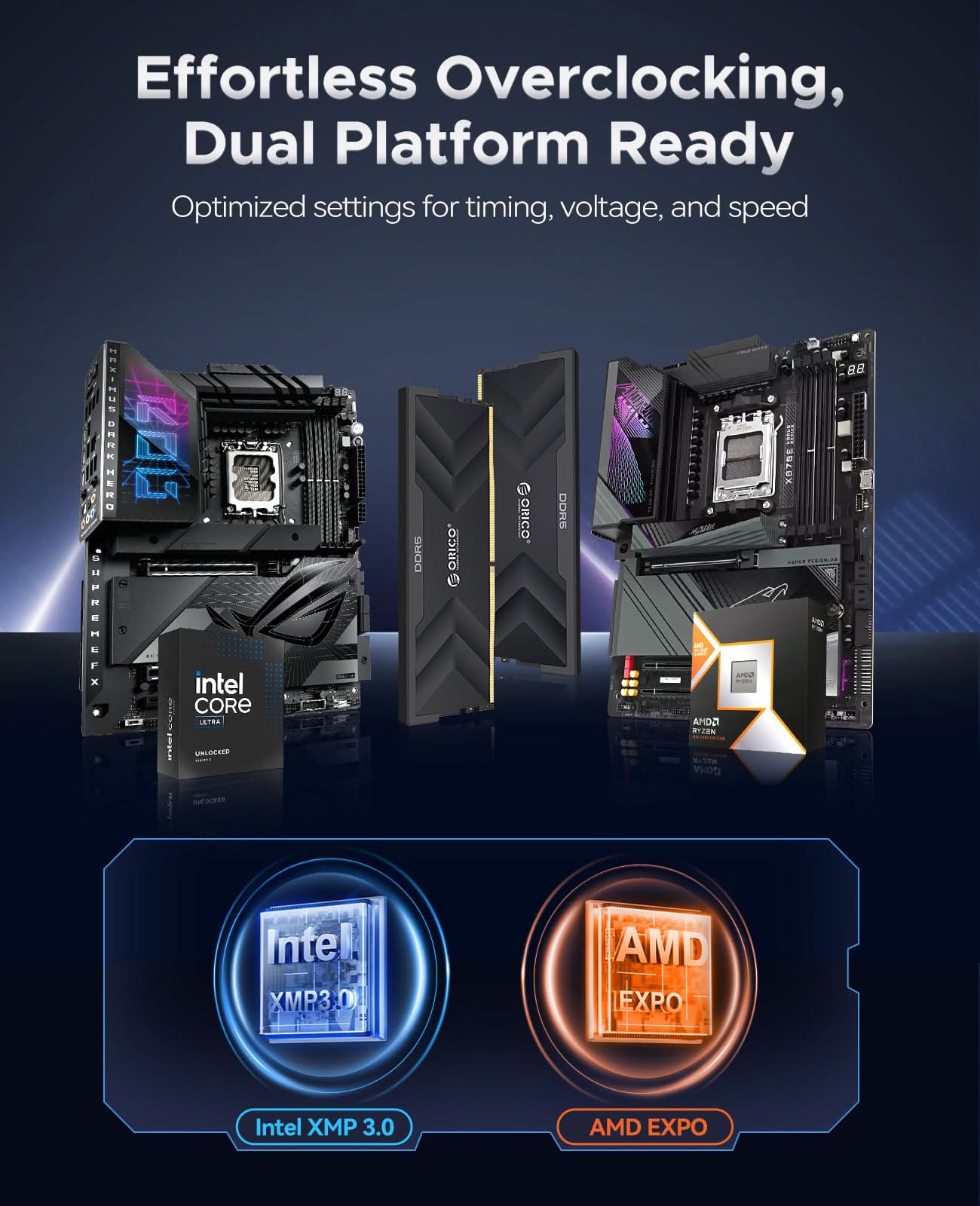 ORICO Raceline Champion DDR5 DIMM Gaming RAM - Orico