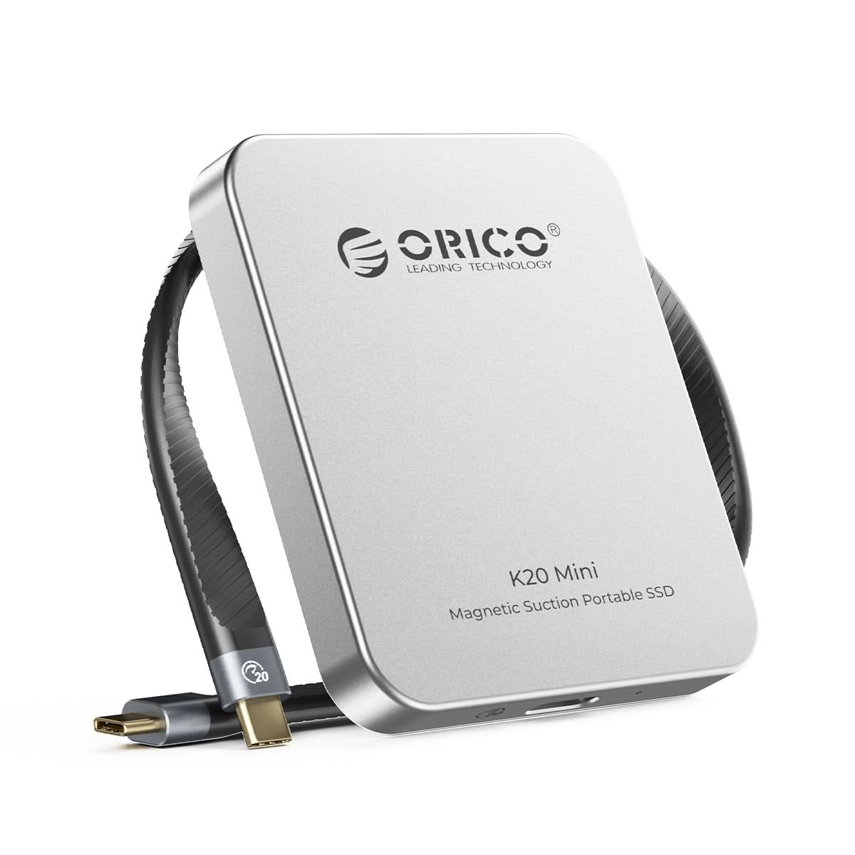 ORICO Magnetische Kaartlezer & SSD-behuizing Voor IPhone 15/16/17 Pro – 5-in-1 Met TF/SD 3.0, NVMe 2230/2242, 10 Gbps USB 3.2 Gen2, PD 100W – Zwart