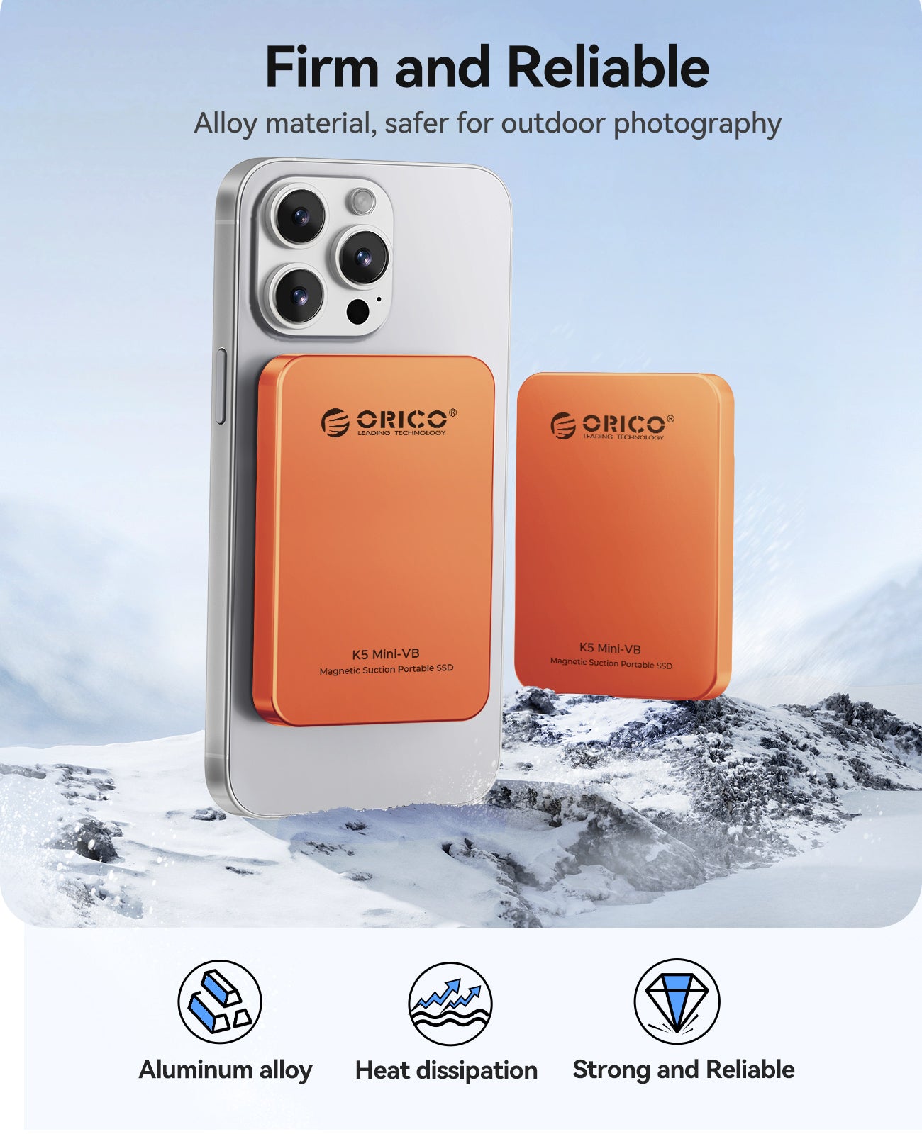 ORICO K5Mini USB-C Magnetic Portable SSD