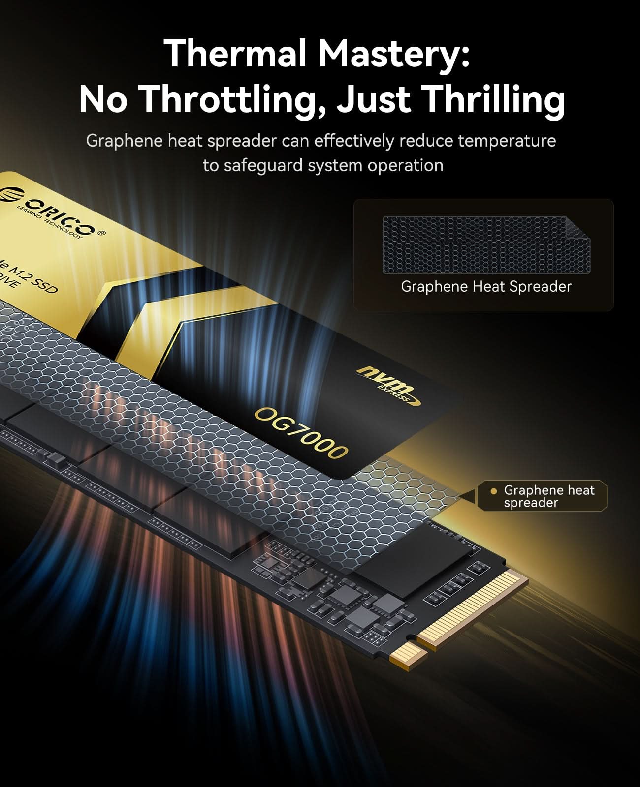 ORICO OG7000 7000MB/s PCIe 4.0 M.2 NVMe SSD