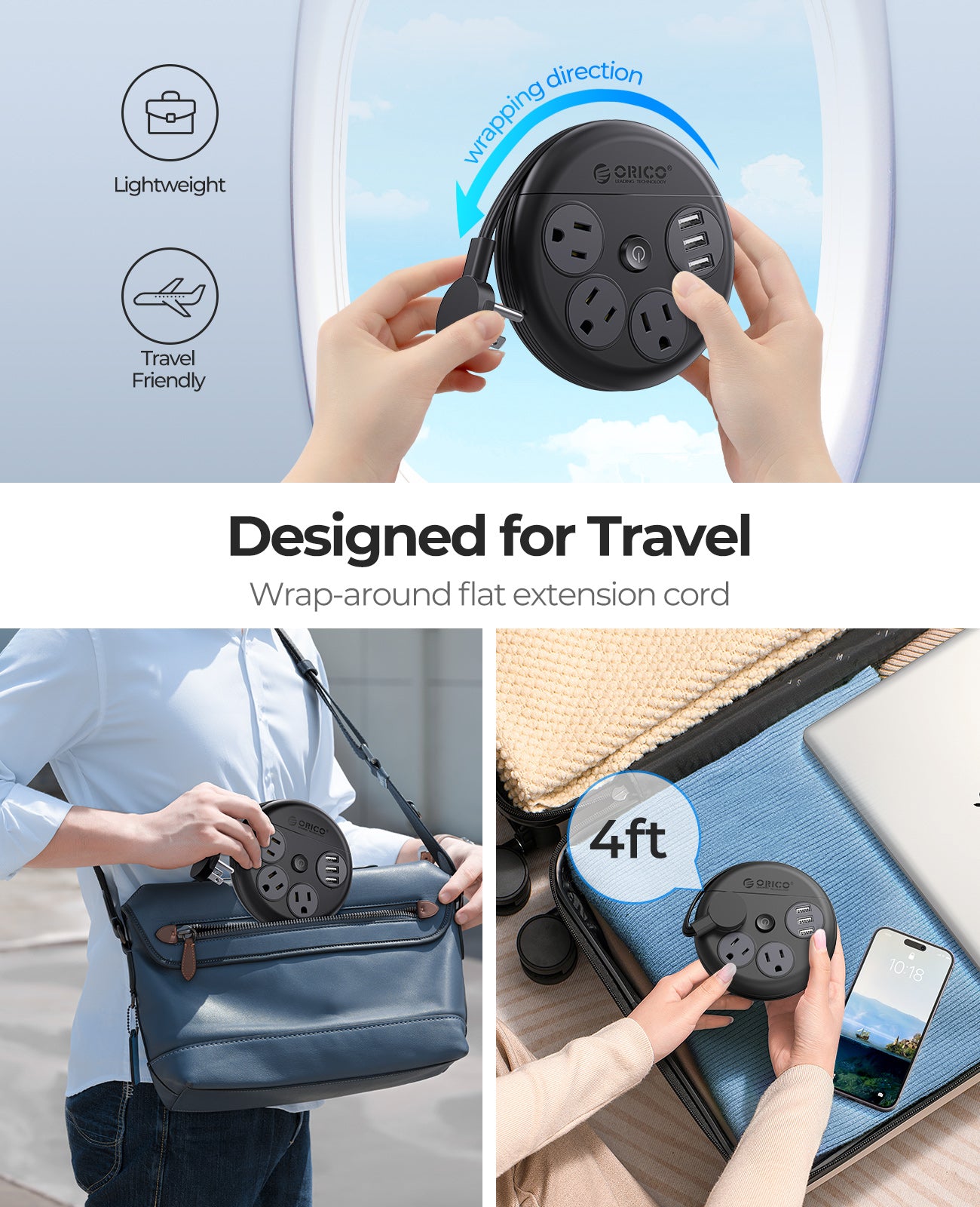 ORICO OR Travel Power Strip