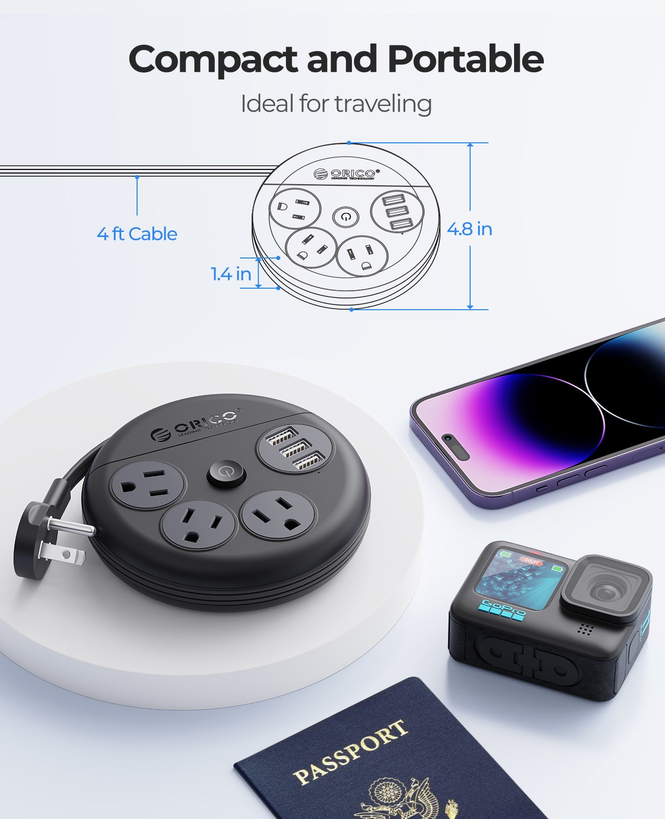 ORICO OR Travel Power Strip