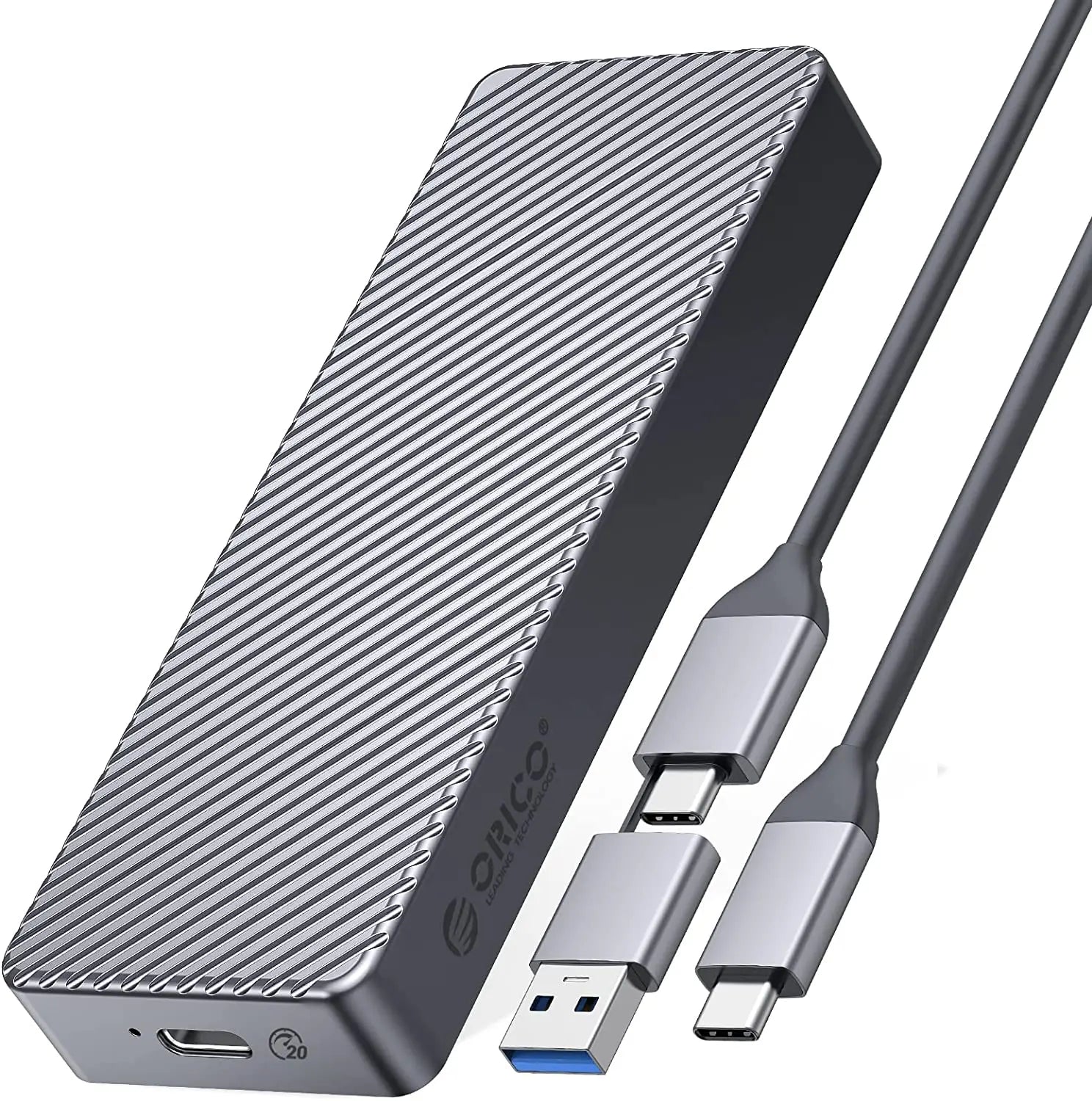 ORICO 20Gbps M.2 NVMe Aluminum Striped SSD Enclosure Orico