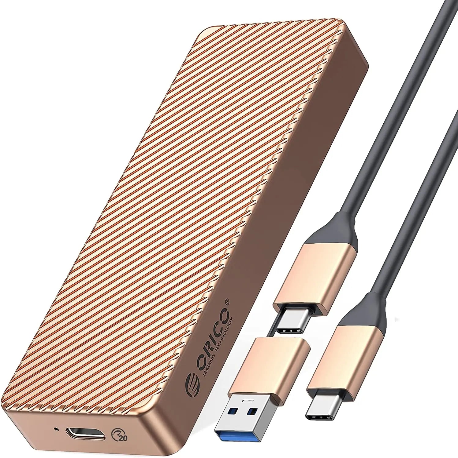 ORICO 20Gbps M.2 NVMe Aluminum Striped SSD Enclosure Orico