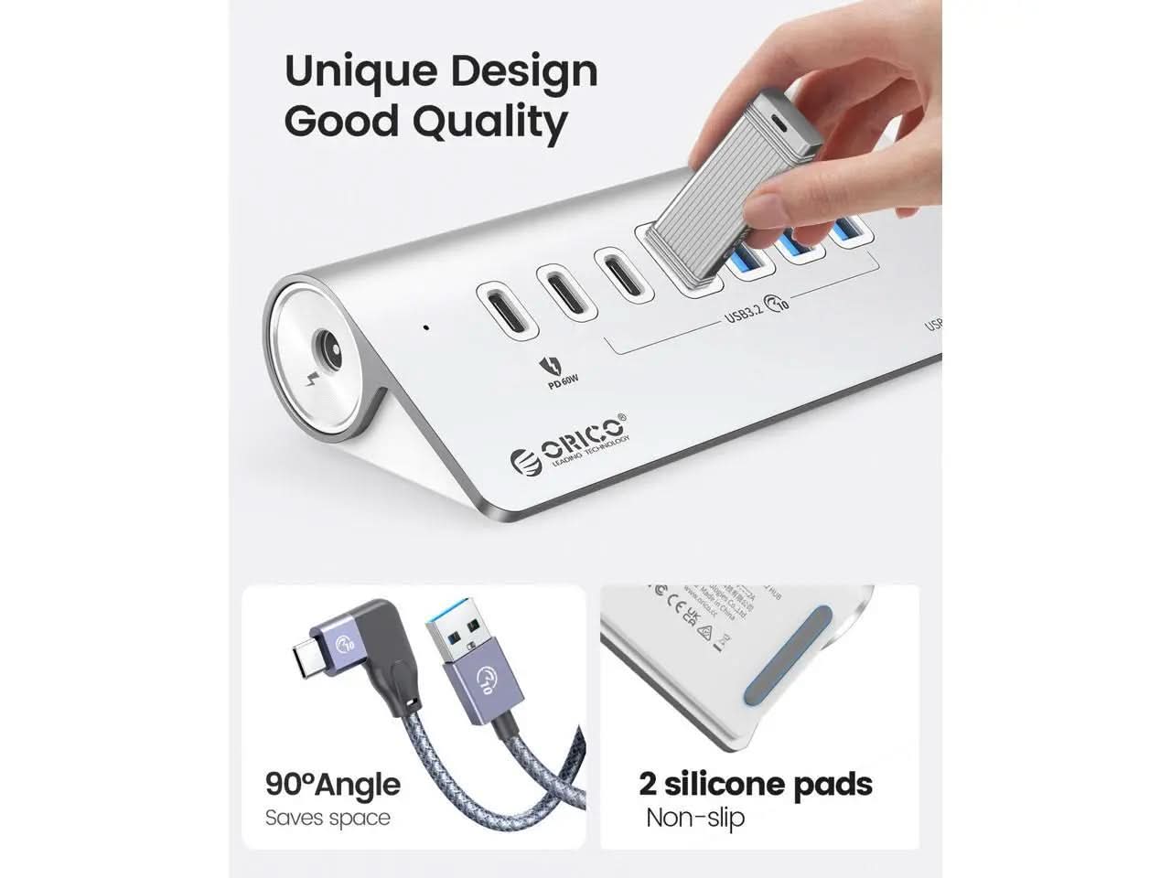 ORICO 7-Port USB3.2 10G Hub With Charging Orico