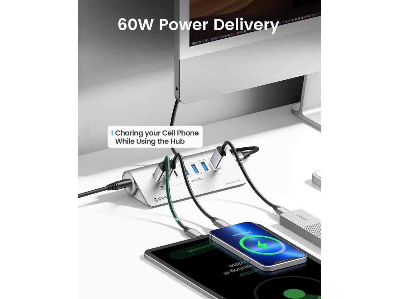 ORICO 7-Port USB3.2 10G Hub With Charging Orico