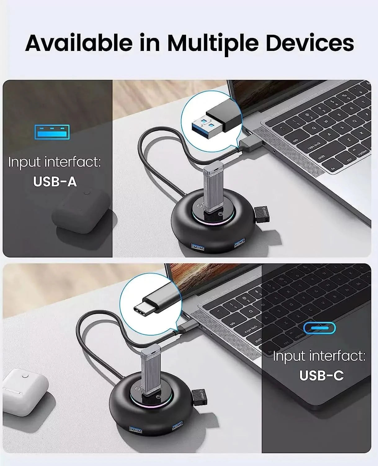ORICO RGB 4 in 1 USB 3.0 Splitter Hub - Orico tech