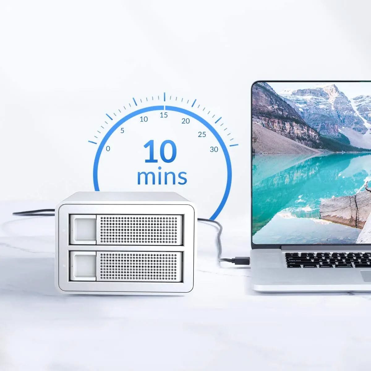 ORICO All Aluminum Daisy Chain 2 Bay Hard Disk Enclosure ORICO