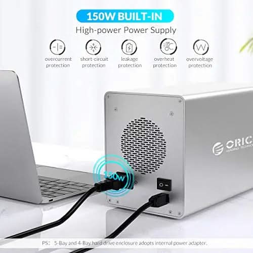 ORICO All Aluminum Daisy Chain 4 Bay Hard Disk Enclosure ORICO