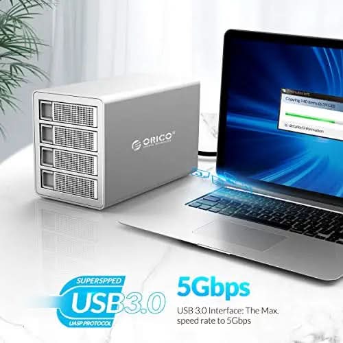 ORICO All Aluminum Daisy Chain 4 Bay Hard Disk Enclosure ORICO