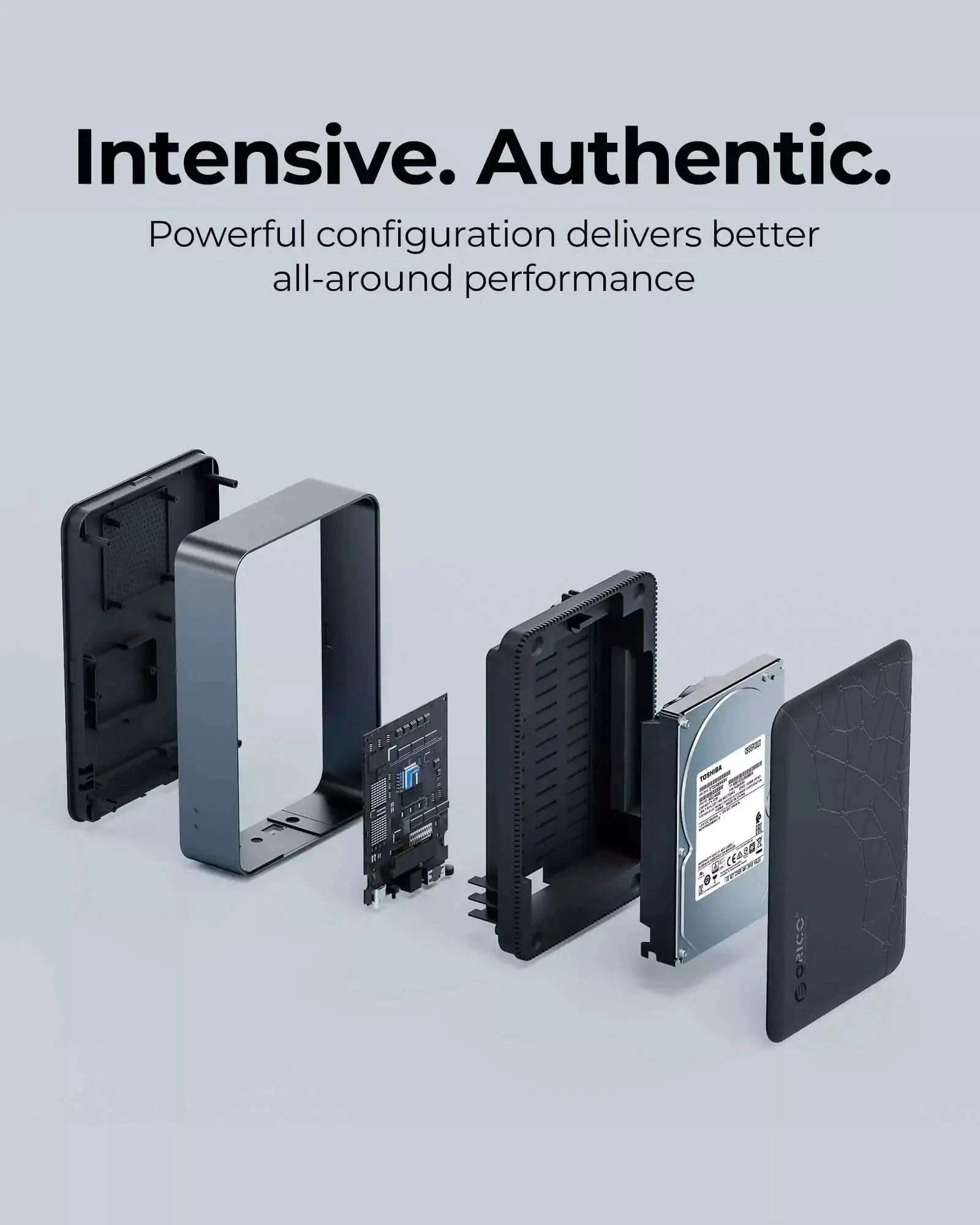 ORICO MetaCube Mini Network Attached Storage for 2.5" SATA HDD/SSD Orico