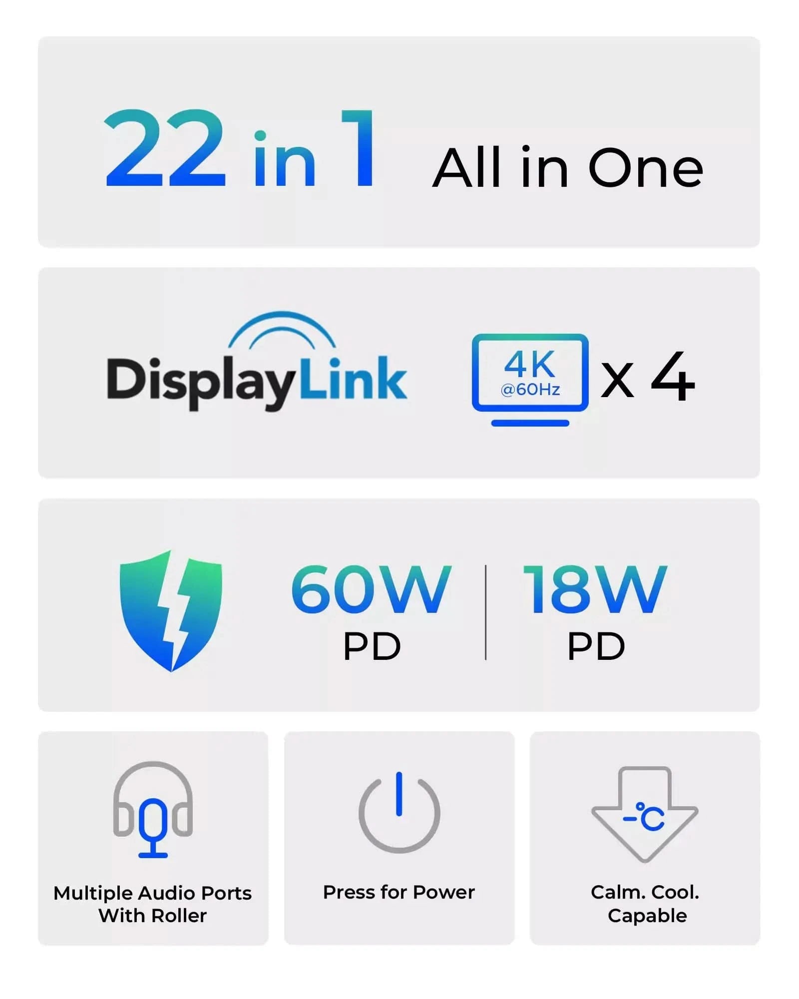 ORICO Thunderbolt 3 15 in 1 Docking Station for Apple 的副本 Orico