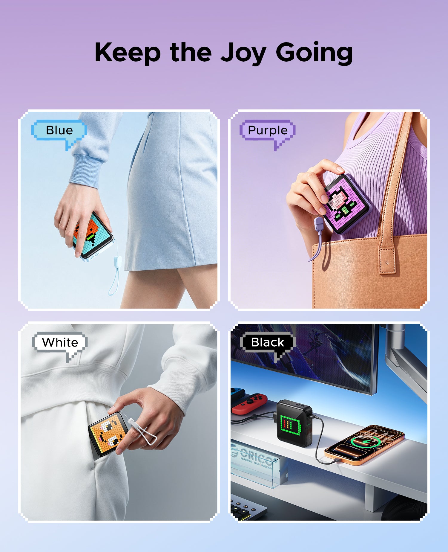 ORICO PixCharge 15W Pixel Display Power Bank