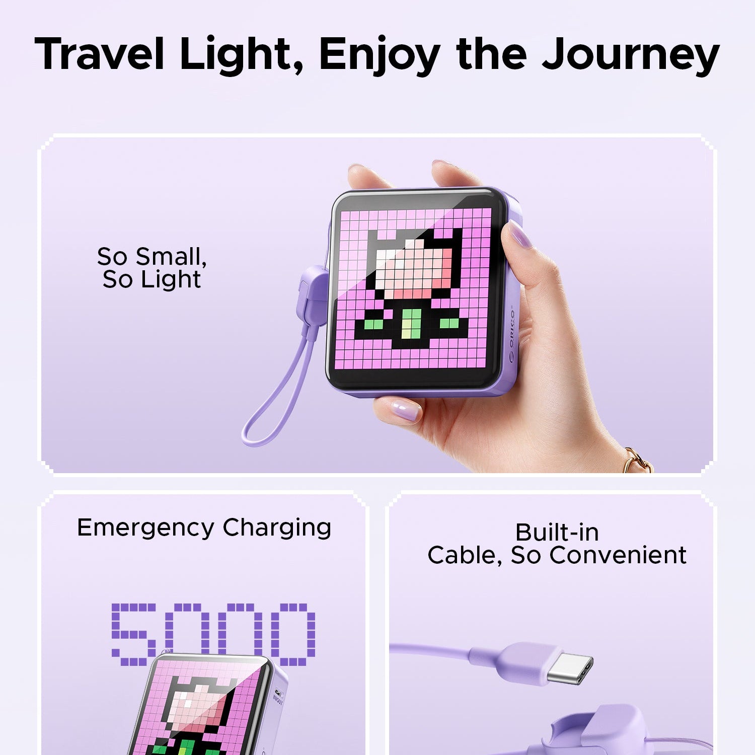 ORICO PixCharge 15W Pixel Display Power Bank