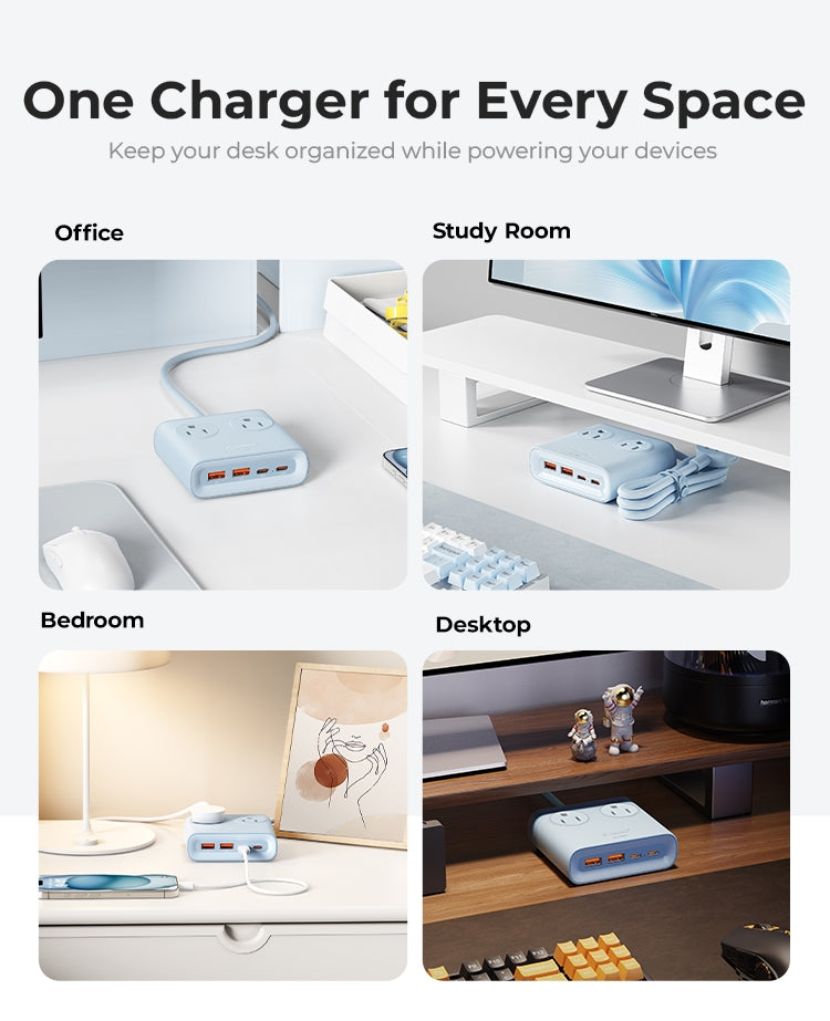 ORICO Power Brick US Plug 25W GaN 8-in-1 Charging Station ORICO
