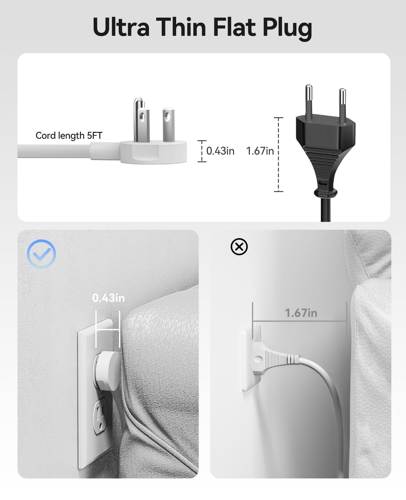 ORICO Power Brick US Plug 25W GaN 8-in-1 Power Strip
