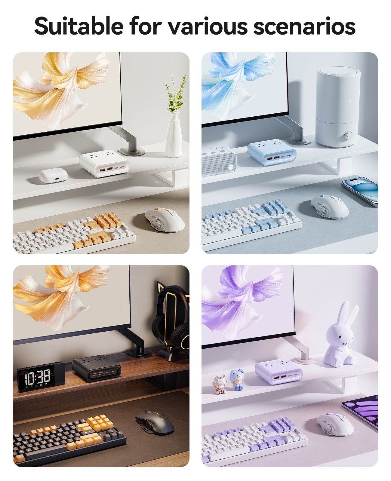 ORICO Power Brick US Plug 25W GaN 8-in-1 Charging Station