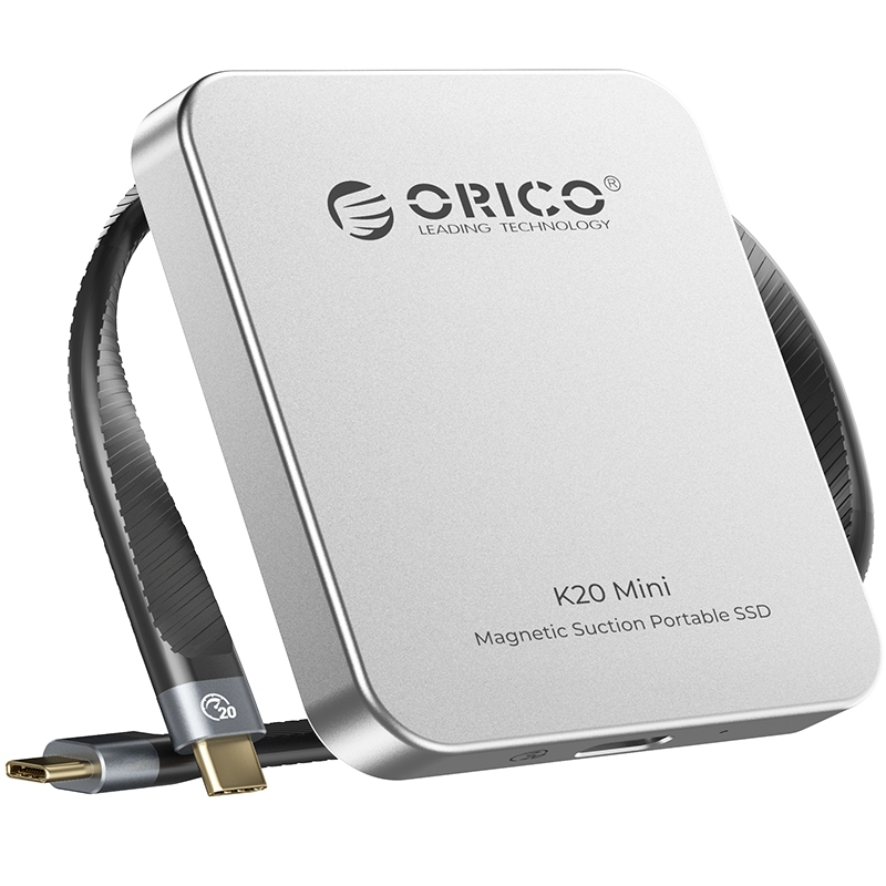 ORICO K20MINI Ultra-Slim Magnetic Portable SSD for iPhone ORICO