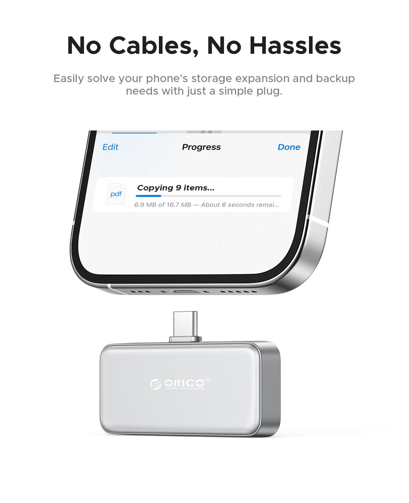 ORICO S5 Thumb-Sized Flash Pod 5Gbps External SSD - Orico