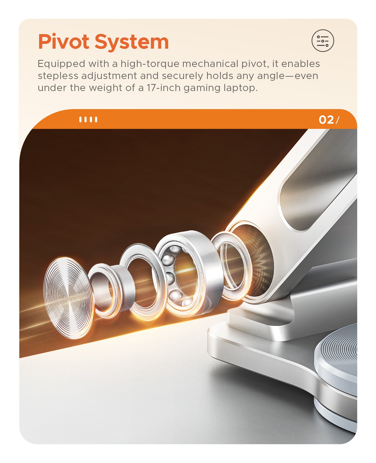 ORICO ST10 360° Rotating Foldable Laptop Stand