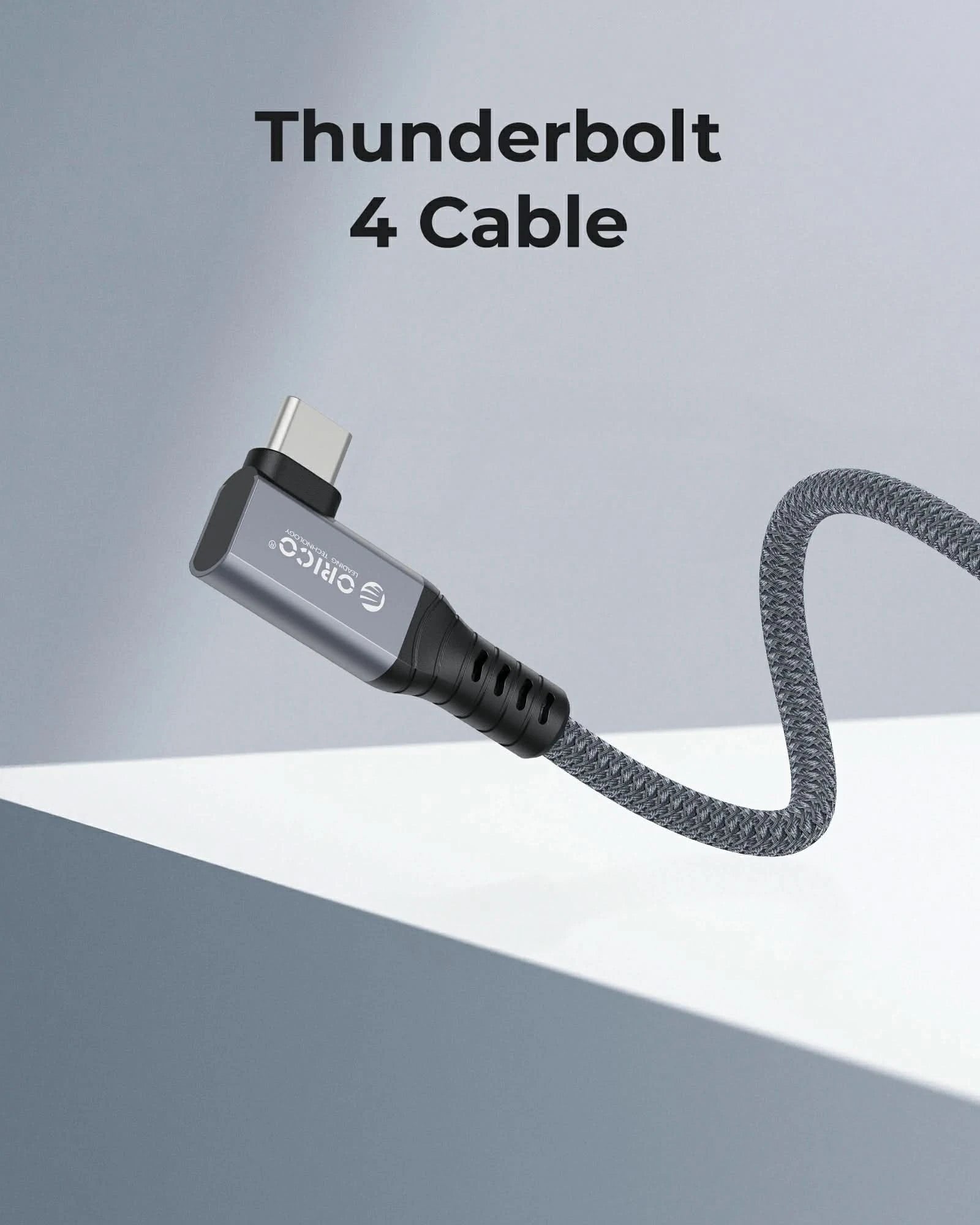 ORICO Thunderbolt 4 40Gbps Type-C 100W Charging Right-angle Cable - Orico