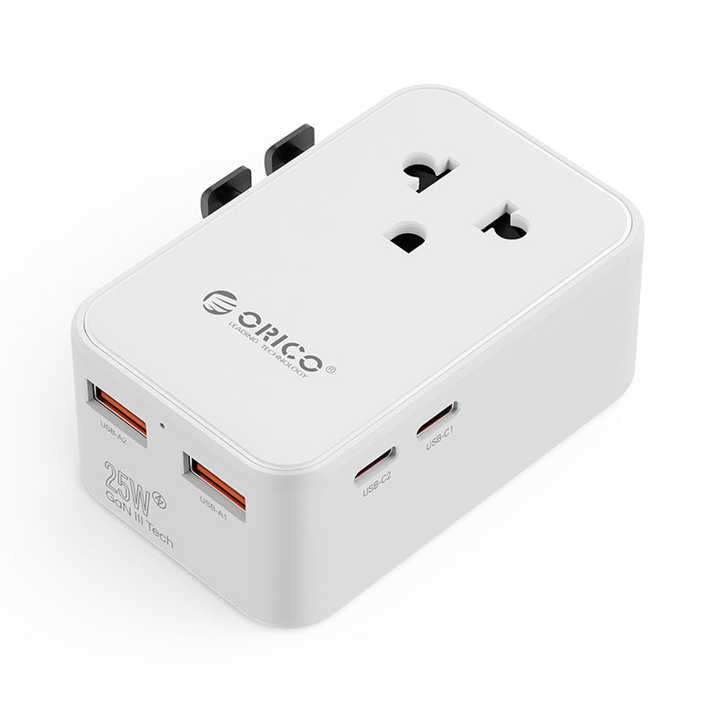 ORICO 25W Ultra-Thin GaN Universal Global Travel Adapter ORICO