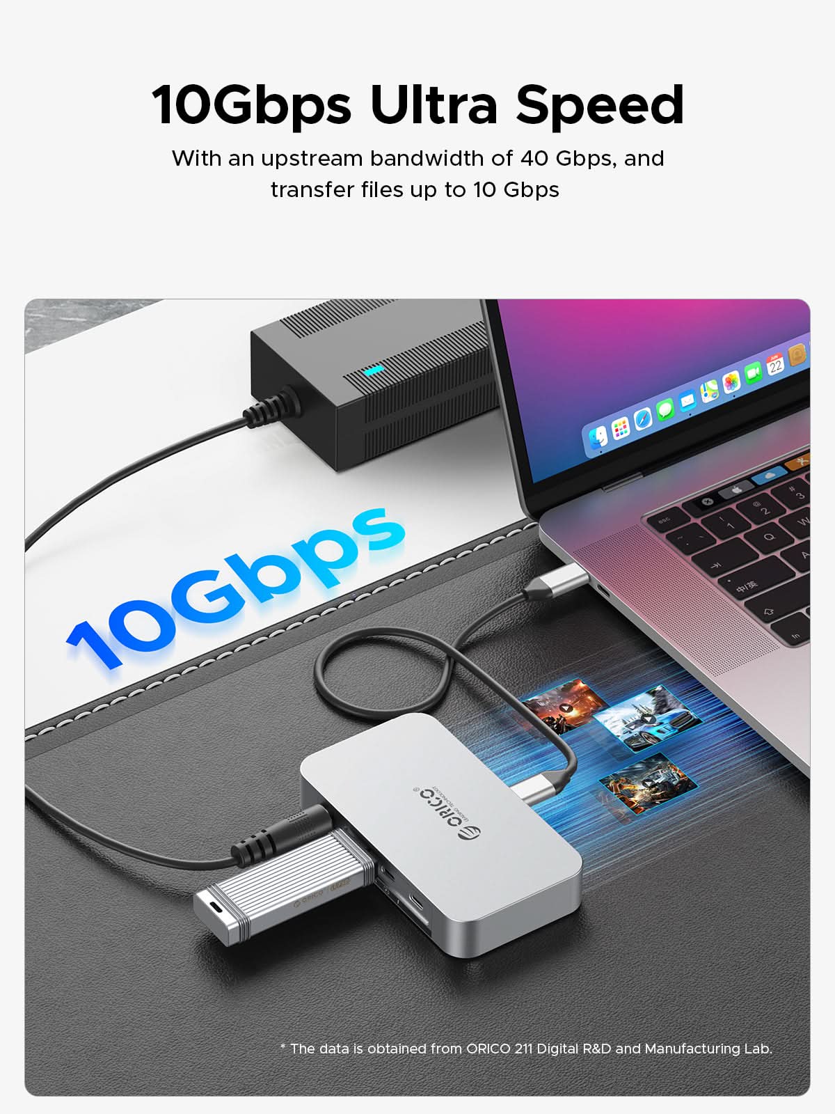 ORICO USB4 40Gbps 5-in-1 HUB - Orico