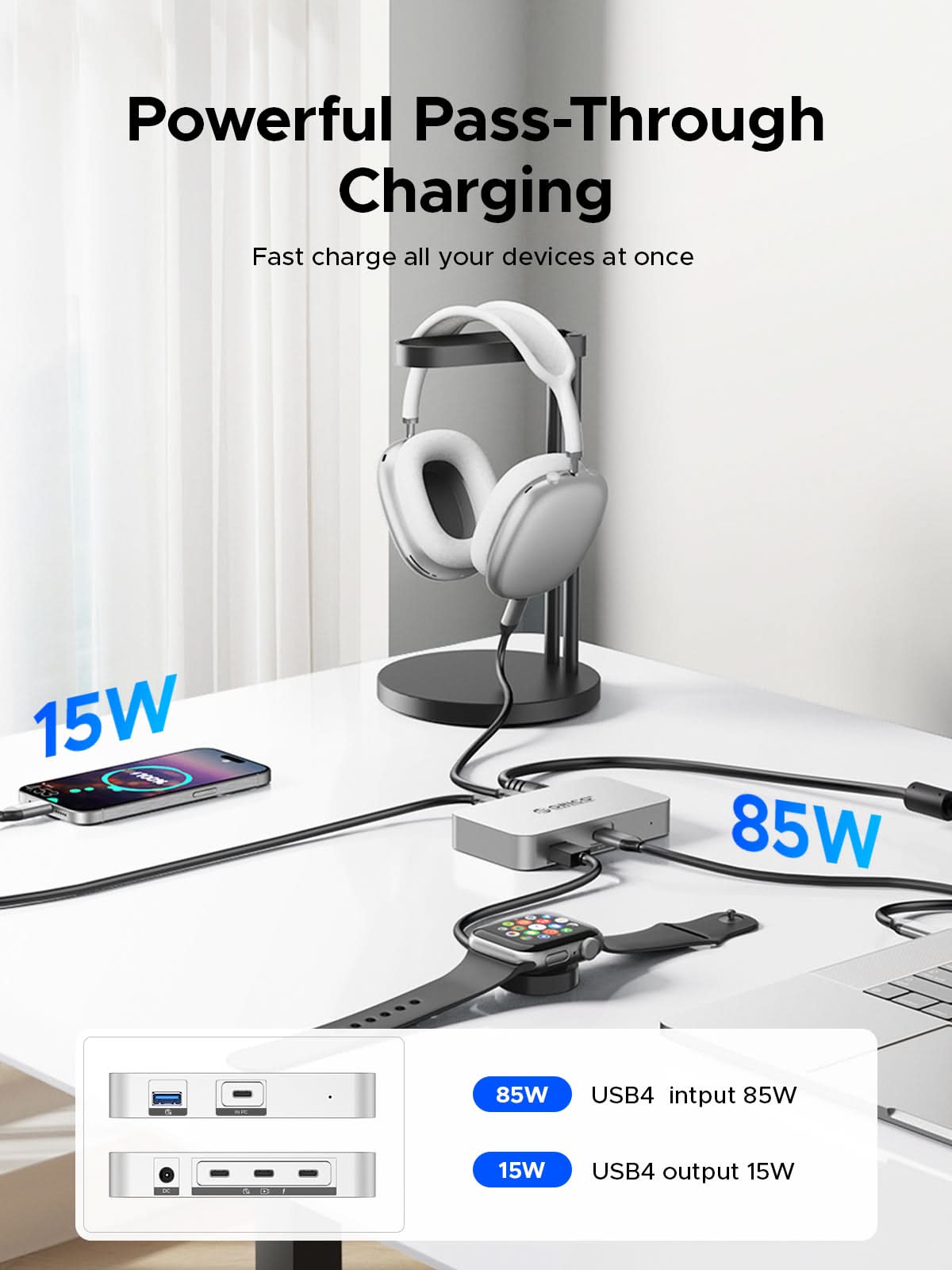 ORICO USB4 40Gbps 5-in-1 HUB - Orico