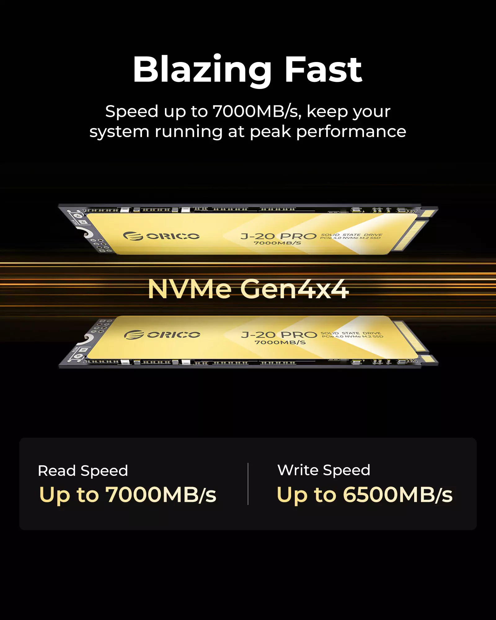 ORICO J-20 PRO PCIe 4.0 NVMe M.2 SSD