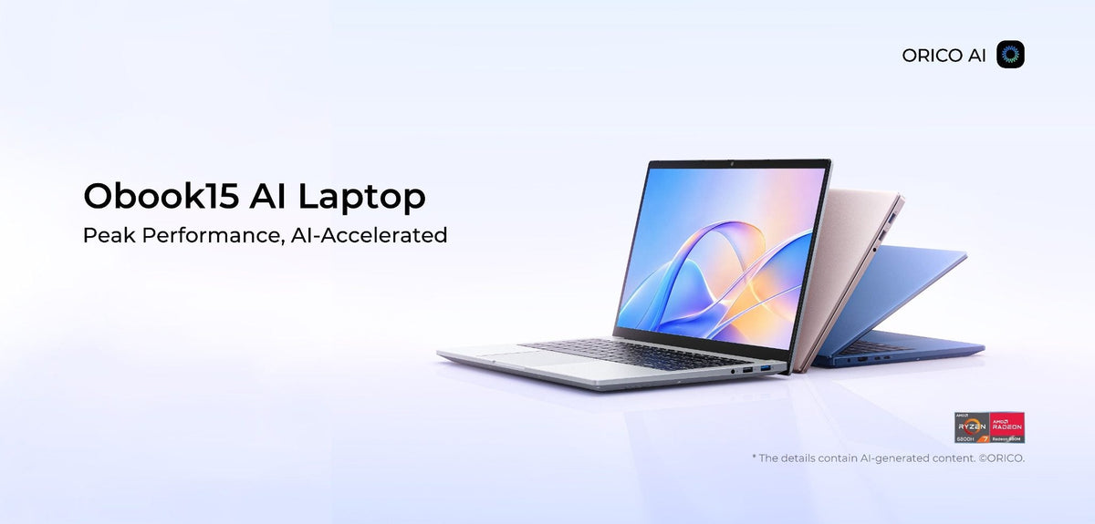 ORICO Introduces the New Obook15 AI Laptop ORICO