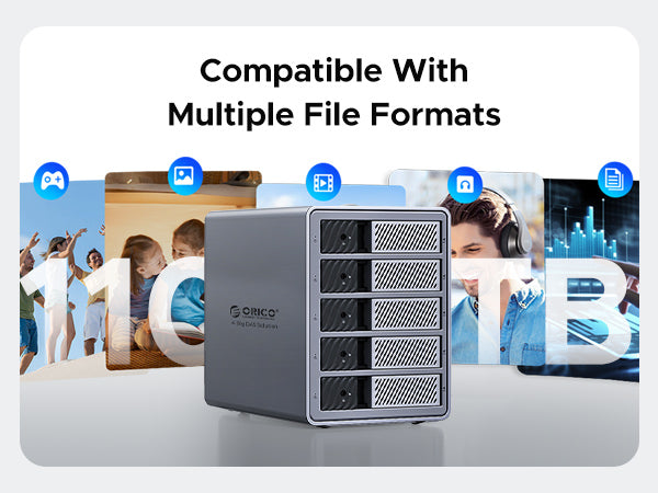ORICO 98 Series Multi Bay SATA Enclosure DAS Solution With RAID