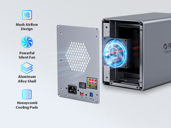 ORICO 98 Series Multi Bay SATA Enclosure DAS Solution With RAID