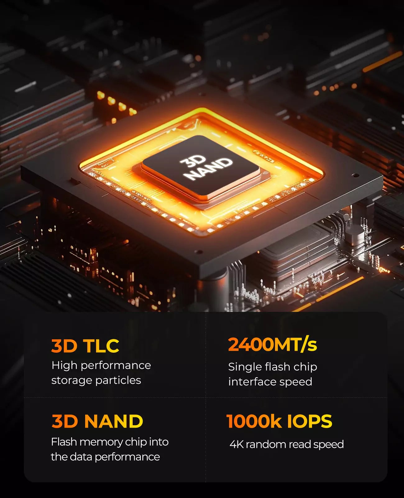 OIRCO O7000 7000MB/s M.2 NVMe PCIe 4.0 SSD - Orico