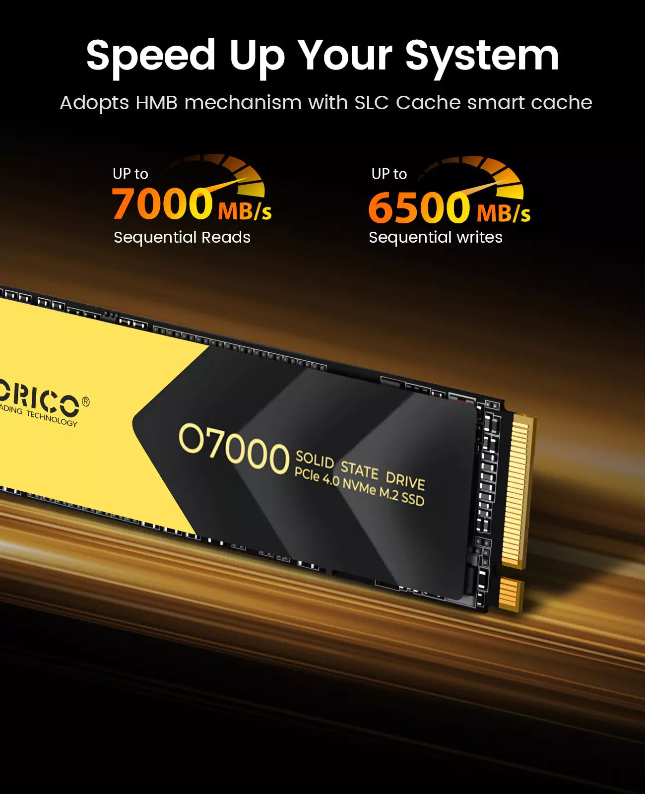 OIRCO O7000 7000MB/s M.2 NVMe PCIe 4.0 SSD - Orico