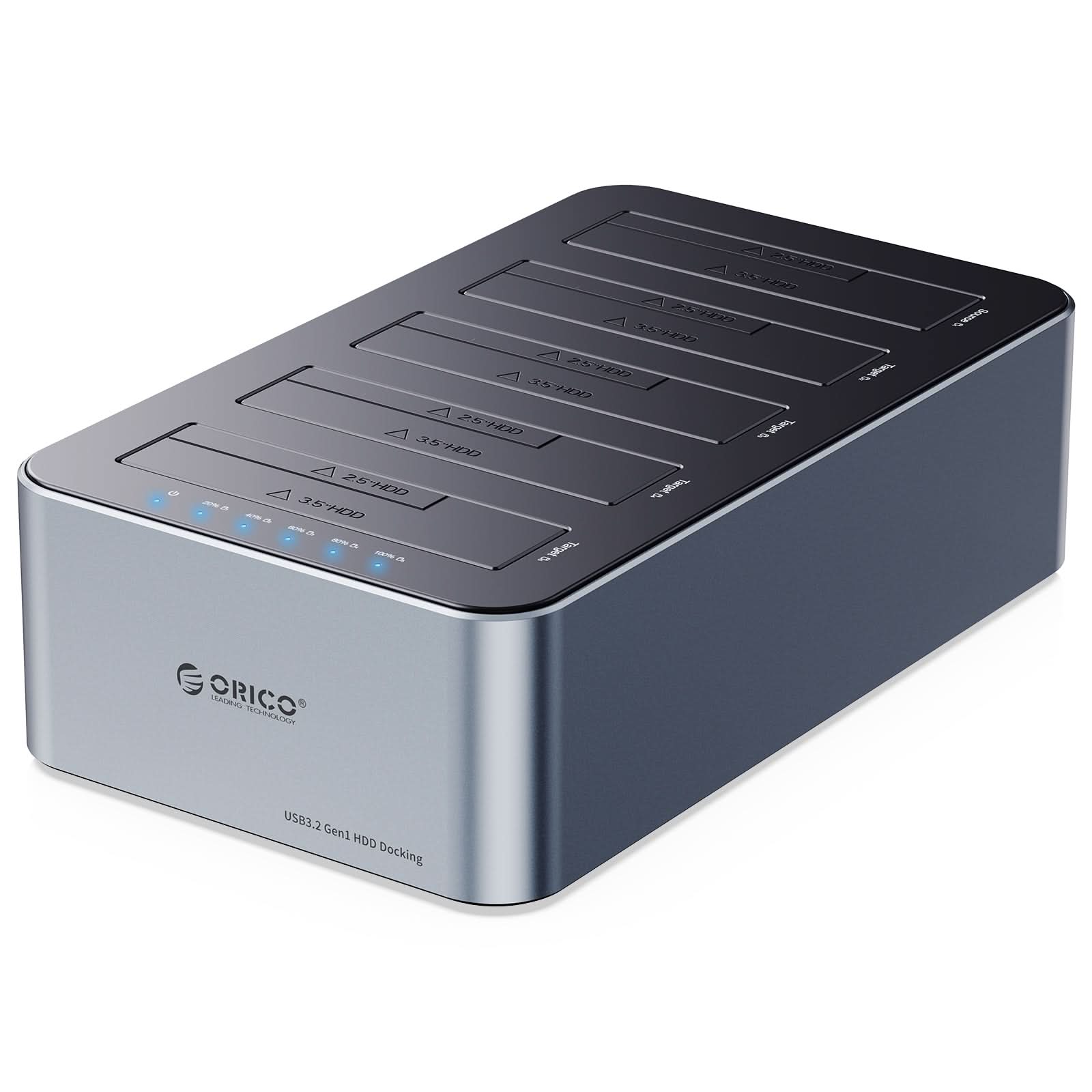 ORICO 5-Bay Type-C SATA Offline Clone Duplicator - Orico