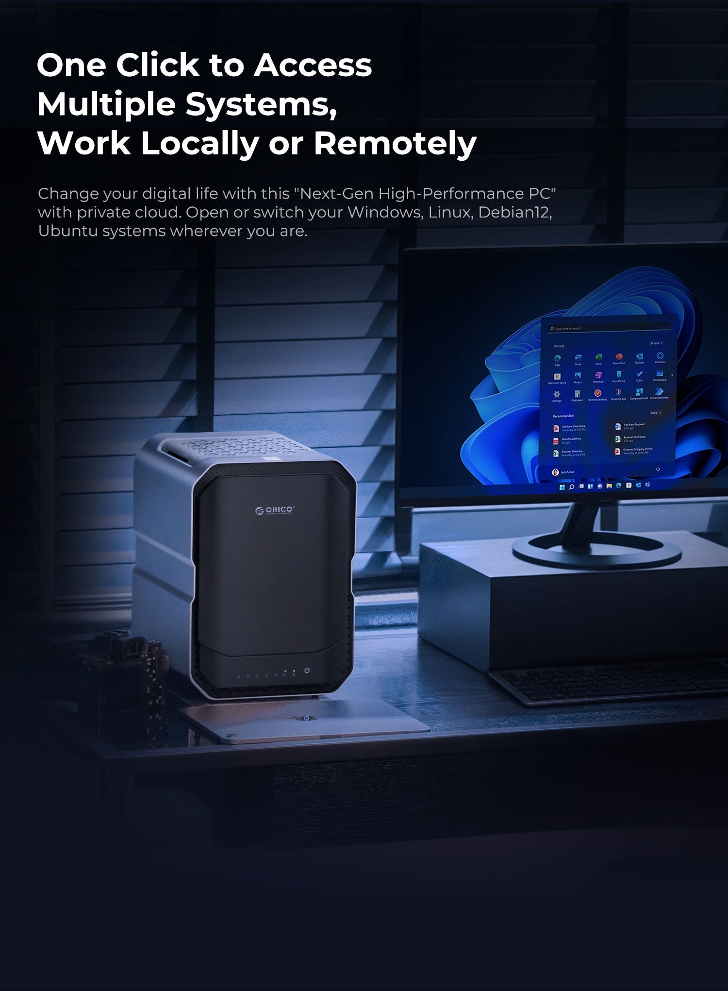 ORICO CyberData Full Series AI Hybrid NAS ORICO
